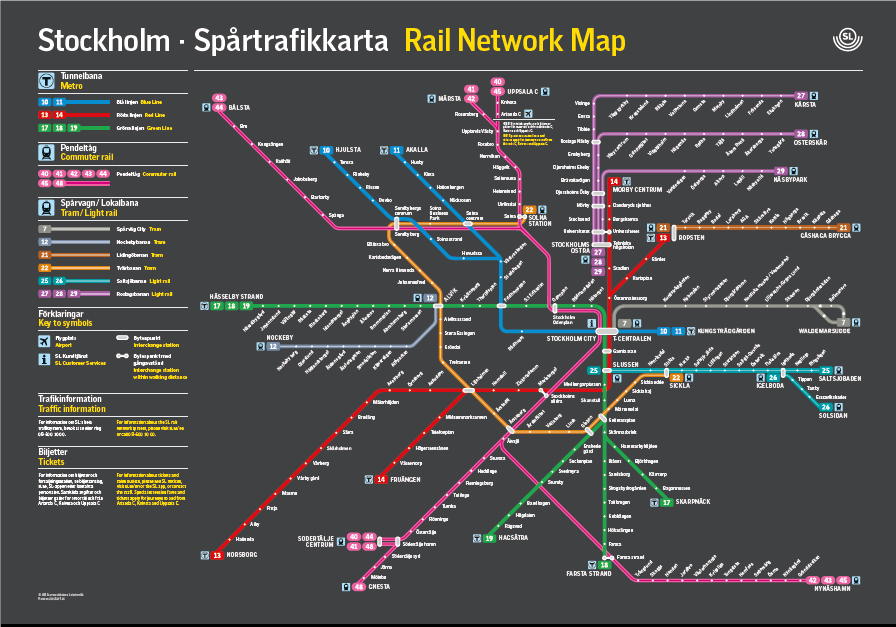 How to Get Around Stockholm - Stockholm Public Transport Map